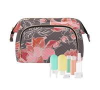 FRODOTGV Blossom, borsa per il trucco con rose rosse, organizer per trucchi e gioielli, impermeabile, Rose Rosse Grandi Fiori, 1 Size