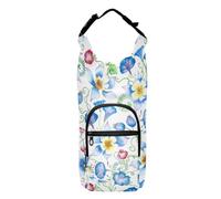 FRODOTGV Blue Morning Glory - Borsa per il trasporto della bottiglia d'acqua con manicotto isolato, per escursioni, adatta a bottiglie da 60/61/81/1134 ml