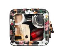 FRODOTGV Borsa da toilette da viaggio impermeabile borsa da viaggio carina borsa per trucco trasparente bella fioritura giardino borsa per la cura della pelle, Bellissimo giardino fiorito, 1 Size