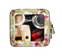 FRODOTGV Borsa da toilette impermeabile da viaggio carino borsa per trucco trasparente acquerello illustrazione fiore di ciliegio borse cosmetiche organizzatore, Illustrazione dell'acquerello Cherry