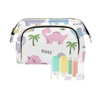 FRODOTGV Borsa da viaggio Borsa cosmetica Trucco Leggero Dinosauro Bambino Ragazza Ragazzo Cartoon Trucco Organizzatore Delle Donne Borsa, Dinosauro Neonato Ragazza Rag, 1 Size