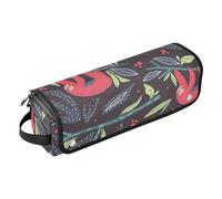 FRODOTGV Borsa da viaggio con bradipo rosso sul ramo per strumenti per capelli con cuscinetto resistente al calore, custodia da viaggio per donne organizer per piastre per capelli di grande capacità,