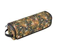 FRODOTGV Borsa da viaggio con motivo dolce miele api carine strumenti per capelli felici borsa da viaggio con cuscinetto resistente al calore borse organizer portatile da donna per utensili caldi