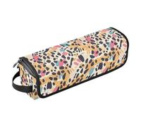 FRODOTGV Borsa da viaggio da donna, impermeabile, organizer con tappetino in ferro da stiro, per ferri da stiro, piastre e piastre, Forme astratte della pelle di ghepardo leopar, 1 Size