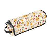 FRODOTGV Borsa da viaggio impermeabile con motivo squame di sirena e pesce acquerello, borsa da viaggio e tappetino resistente al calore, con cerniera, per ferri da stiro e piastre, Carino Frutta