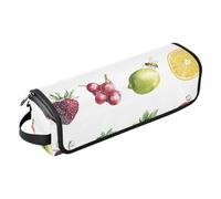 FRODOTGV Borsa da viaggio per attrezzi da donna, a doppio strato, organizer portatile per ferri da stiro, piastre, ferri arricciacapelli, rosso arte - picchio dal ventre grigio, 12, 1 Size