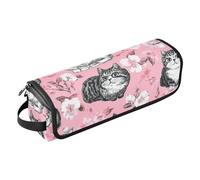 FRODOTGV Borsa da viaggio per attrezzi da donna, a doppio strato, organizer portatile per ferri da stiro, piastre, ferri arricciacapelli, rosso arte - picchio dal ventre grigio, 05, 1 Size