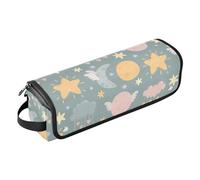 FRODOTGV Borsa da viaggio per attrezzi da donna, con tappetino in ferro, portatile, impermeabile, portatile, aperta, piatta, con cielo notturno e stelle, Cielo notturno con stelle, 1 Size