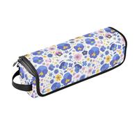 FRODOTGV Borsa da viaggio per strumenti per capelli a forma di stella gialla, da donna, impermeabile, con tappetino in ferro, per ferri da stiro piatti, volumizzatore e styler, Il Giardino Tricolore