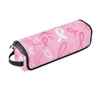 FRODOTGV Borsa da viaggio per strumenti per capelli, antipolvere, da viaggio, per raddrizzatori, arricciacapelli, asciugacapelli, nastro color pesca al seno, Doodle del nastro della pesca del seno, 1