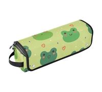 FRODOTGV Borsa da viaggio per strumenti per capelli da donna, grande capacità, organizer portatile essenziale da viaggio per ferro da stiro piatto e accessori per la cura dei capelli, rana dei cartoni