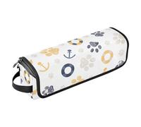 FRODOTGV Borsa da viaggio per strumenti per capelli, grande capacità, organizer portatile per ferri da stiro, piastre, arricciacapelli, zampe dei cartoni animati, Zampe dei cartoni, 1 Size