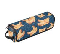 FRODOTGV Borsa da viaggio per strumenti per capelli maiali volanti in un cielo blu scuro organizzatore portatile strumenti per capelli borsa portaoggetti per strumenti caldi ferro piatto e accessori