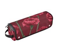 FRODOTGV Borsa da viaggio per utensili da donna di grande capacità, con cuscinetto resistente al calore, organizer per ferri da stiro, piastre e pesci a tamburo dei cartoni animati, colore bianco, 12