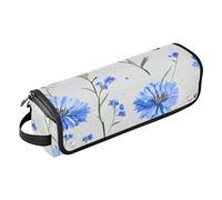 FRODOTGV Borsa da viaggio per utensili da donna di grande capacità, con cuscinetto resistente al calore, organizer per ferri da stiro, piastre e pesci a tamburo dei cartoni animati, colore bianco, 16