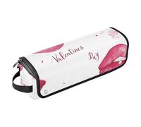 FRODOTGV Borsa da viaggio per utensili da parrucchiere, organizer per arricciacapelli piatto, impermeabile, con tappetino in ferro, per utensili caldi e accessori per la cura dei capelli, labbra e