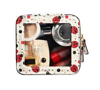 FRODOTGV Borsa da viaggio trasparente da viaggio in pelle borsa da toilette da viaggio modello elegante struttura a sette stelle distintivo, Modello Elegante Texture Sette stelle Distintivo, 1 Size