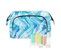 FRODOTGV Borsa per il trucco Borse da viaggio per le donne Organizzatore di trucco Borsa leggera Cambiamento Borsa Disegno a mano Colorato Geometrico Psichedelico, Disegno A Mano Colorato Psichedelico