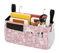 FRODOTGV Borsa portaoggetti da appendere al comodino con motivo a tacos messicani, senza cuciture, con tasche, per camera da letto, loft, tenda, tenda, mensola per letto a castello