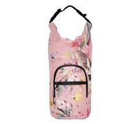 FRODOTGV Borsa termica a tracolla con canguri carini rosa shocking per bottiglie d'acqua a tracolla per bottiglie d'acqua a corpo incrociato, adatta per bottiglie da 20/24/32/4 once