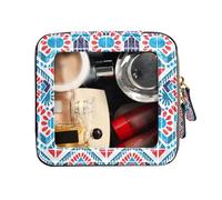 FRODOTGV Borsa trasparente dell'organizzatore del trucco, Bohemian, borsa impermeabile dell'organizzatore dello smalto di viaggio della borsa dell'organizzatore dello smalto, Bohémien., 1 Size