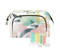 FRODOTGV Borse cosmetiche dei fiori borse cosmetiche impermeabili con la chiusura lampo della moneta delle donne grande cosmetico, Fiori., 1 Size