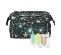 FRODOTGV Borse cosmetiche esterne con motivo a stelle magiche a forma di stella per le donne organizer per chiavi e carte gioielli leggeri, motivo stelle magiche esterne, taglia unica, Stelle Magiche
