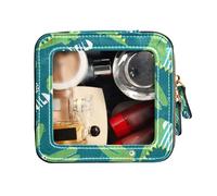 FRODOTGV Borse da viaggio verdi con coccodrilli colorati per articoli da toeletta mini borsa trasparente per cosmetici da viaggio trasparente, Coccodrilli Animali Colorati, 1 Size