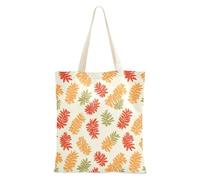 FRODOTGV Borse di tela economiche in cotone con tasche per ragazze, regali riutilizzabili per hostess, dolcetto o scherzetto di Halloween felice, Motivo con Ringraziamento, Taglia unica
