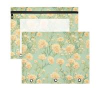 FRODOTGV Buste trasparenti con 3 fori per raccoglitori a 3 fori, per lettere di carta A4, confezione da 2 pezzi, per insegnanti e articoli per la casa