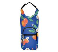 FRODOTGV Carino Cherry Fruit Royal Blue bottiglia d'acqua Carrier salvaspazio isolato portabottiglie zaino porta bottiglia d'acqua adatto per bottiglie da 50/61/91/1134 ml