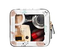 FRODOTGV Carino Deer Wood Bianco Toiletry Bag Clear Piccolo Trucco Borsa per la Borsa di Cura della Pelle, Carino Cervo Legno Bianco, 1 Size