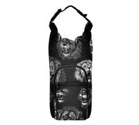 FRODOTGV Chic Lions - Zaino a tracolla con porta bottiglia d'acqua, portatile, per bottiglie d'acqua e cintura, adatto per bottiglie da 60/61/80/1134 ml