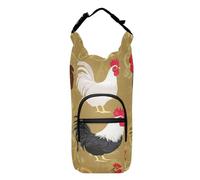 FRODOTGV Chicken Gold Piccolo zaino con portabottiglie d'acqua Funzionale Portaborraccia per passeggiate Escursionismo Portabottiglie d'acqua Adatto per bottiglie da 20/24/32/4 once