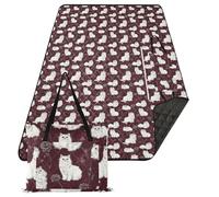 FRODOTGV Coperte da picnic Coperta da picnic portatile per parco resistente alla sabbia per erba regalo estiva 60X80in