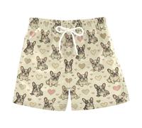 FRODOTGV Costume da bagno da bambino 2-12 anni, Cane francese, 6 anni