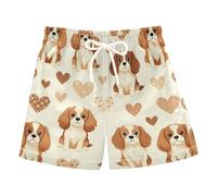 FRODOTGV Costume da bagno da bambino da 2 a 12 anni, Beagle Amore, 12 anni