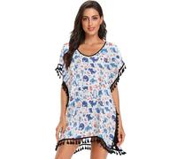 FRODOTGV Costumi da bagno da donna con animali marini e creature oceaniche copricostume da bagno copricostume da bagno abiti larghi, Animali marini e creature oceaniche, M