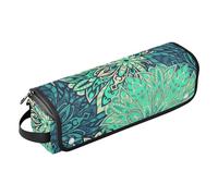 FRODOTGV Custodia da viaggio 2 in 1 per ferro arricciacapelli, organizer per accessori per capelli, per strumenti caldi, ferro arricciacapelli, volumizzatore per capelli, motivo mandala, motivi