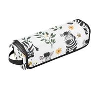 FRODOTGV Cute Fox Royal Blue Borsa da viaggio per strumenti per capelli con tappetino rimovibile resistente al calore di grande capacità Organizzatore per strumenti caldi Ferri arricciacapelli Ferri