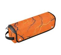 FRODOTGV Cute Fox Royal Blue Borsa da viaggio per strumenti per capelli con tappetino rimovibile resistente al calore di grande capacità Organizzatore per strumenti caldi Ferri arricciacapelli Ferri