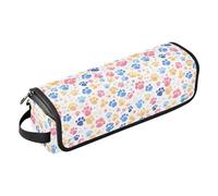 FRODOTGV Dachshund Dreams Of A Bone - Borsa da viaggio rimovibile per arricciacapelli e tappetino resistente al calore con cerniera, per ferri da stiro piatti e accessori per la cura dei capelli, Cute