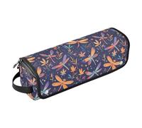 FRODOTGV Dachshund Dreams Of A Bone - Borsa da viaggio rimovibile per arricciacapelli e tappetino resistente al calore con cerniera, per ferri da stiro piatti e accessori per la cura dei capelli