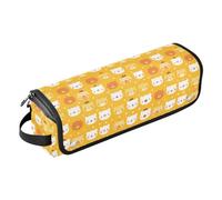 FRODOTGV Dachshund Dreams Of A Bone - Borsa da viaggio rimovibile per arricciacapelli e tappetino resistente al calore con cerniera, per ferri da stiro piatti e accessori per la cura dei capelli