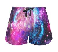 FRODOTGV Deep Space Abstract Natural Women Lounge Shorts Pajama Bottoms Workout Yoga Elastic Waist Drawstring,XL