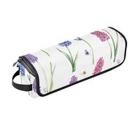FRODOTGV Estetica Narciso Marrone Curling Ferro Da Viaggio Custodia con Tappetino di Ferro Da Donna Rimovibile Organizzatore Borse di Stoccaggio per Strumento Caldo Ferri Piatti Volumizzatore Capelli