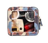 FRODOTGV Femminile diverse facce diverse etnia trasparente trucco organizzatore borsa impermeabile viaggio borsa cosmetica in pelle borsa da toilette, Volti diversi femminili di etnia diversa, 1 Size