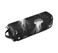 FRODOTGV Ferro arricciacapelli da donna impermeabile 2 in 1 con custodia da viaggio e tappetino resistente al calore con cerniera, organizer per accessori per ferri da stiro, piastre, Sweet Gardenia
