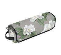 FRODOTGV Ferro arricciacapelli da donna impermeabile 2 in 1 con custodia da viaggio e tappetino resistente al calore con cerniera, organizer per accessori per ferri da stiro, piastre, Sweet Gardenia