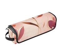 FRODOTGV Ferro arricciacapelli da donna impermeabile 2 in 1 con custodia da viaggio e tappetino resistente al calore con cerniera, organizer per accessori per ferri da stiro, piastre, Sweet Gardenia